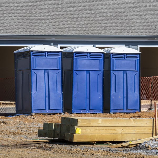 what is the maximum capacity for a single portable restroom in Jordan Hill Louisiana